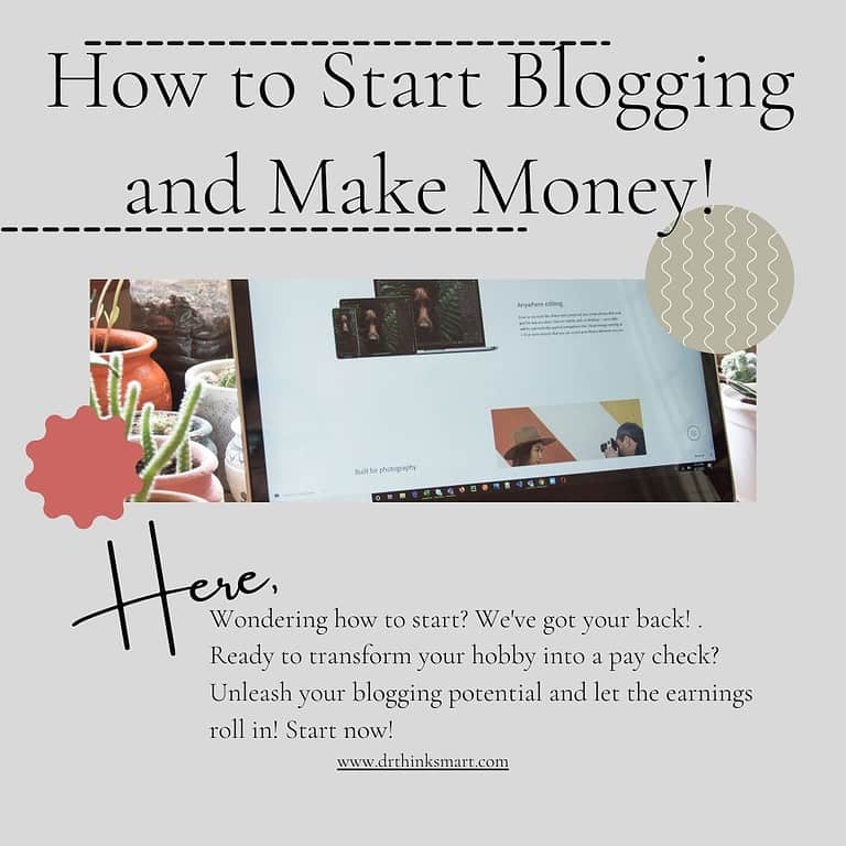 Start blogging and earn Money