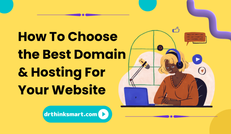 Choosing best domain and hosting for website