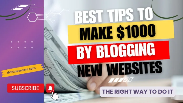 Make $1000 by blogging