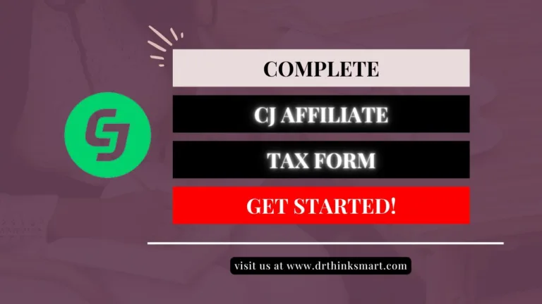 complete CJ affiliate tax form